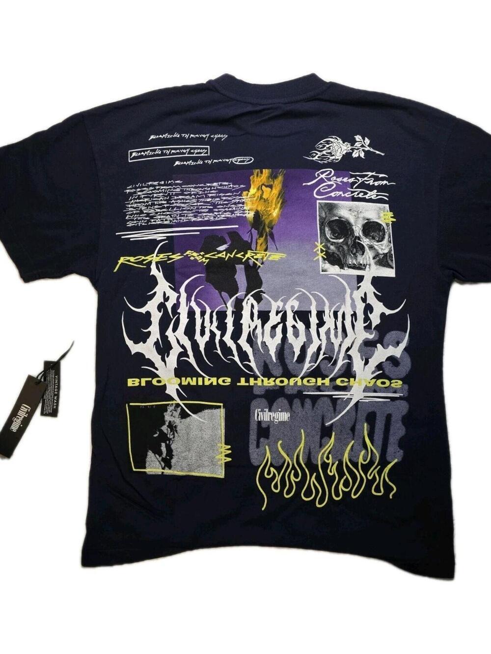 Civil Regime Watch Us Burn Oversized Small Future Dusk NWT
